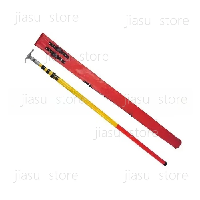 

Triangle Fiberglass FRP High Voltage Telescopic Hot Stick Operating Rod for Electric Power 3-10M