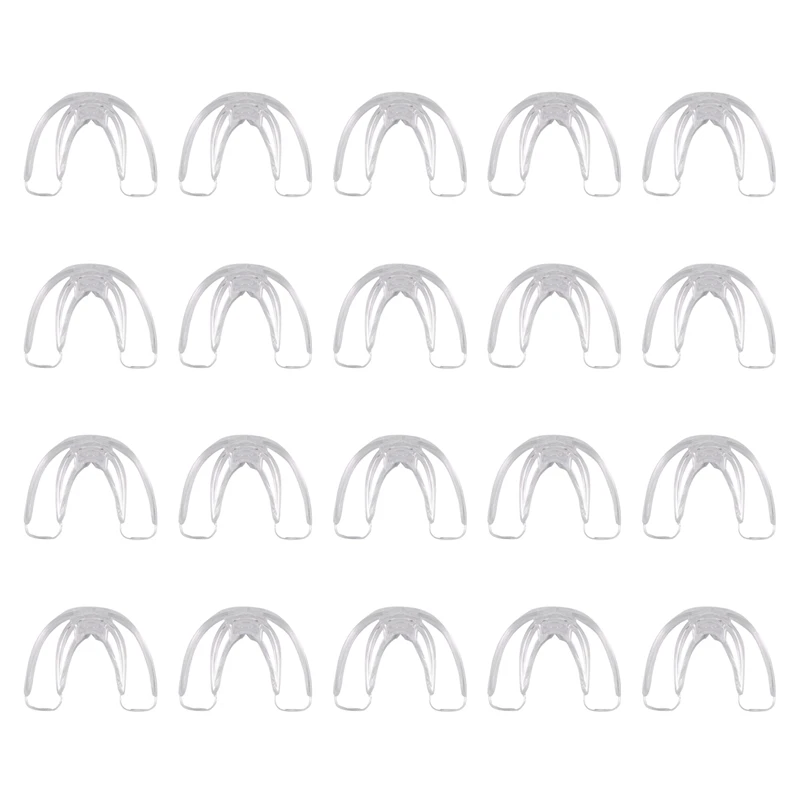 

20X Orthodontic Teeth Corrector Braces Tooth Retainer Straighten Tools Teeth Capped Transparent