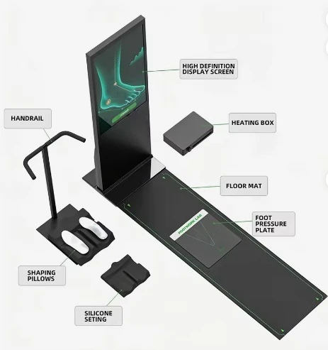Orthopedic Insole Machine Foot Scanner 3D Body Posture Analyzer USB Interface Custom Foot Insole Scanner