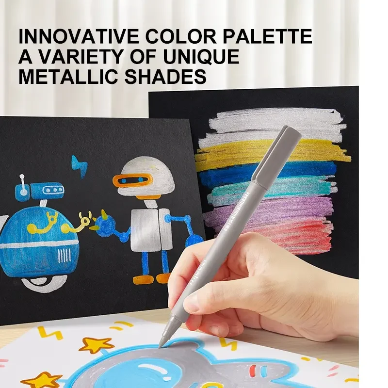 أقلام ماركر أكريليك فائقة النعومة للأطفال ، قابلة للغسل ، غير سامة ، أقلام رصاص ملونة ، ألعاب رسم ، هدايا للأطفال ، 6 ألوان ، 12 لون ، 24 لون ، 36 لون ، 60 لون