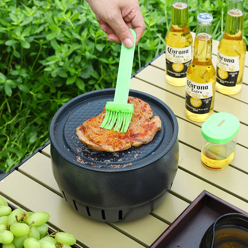 220V Electric Ceramic Stove Mini Outdoor Barbecue Machine Charcoal Burner Electric Barbecue Stove Home Around Stove Tea Brewer