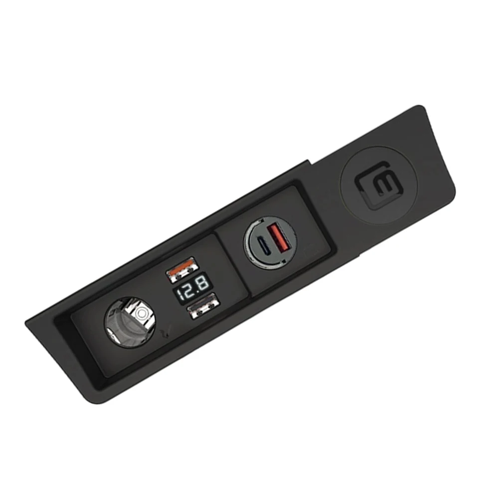 Auto-Ladebuchse USB Schnellladung für Passat B6 B7 07-16 für CC 10-18 ABS Schwarz Ersatz-Ladebuchse Autoelektronik – Detail 7