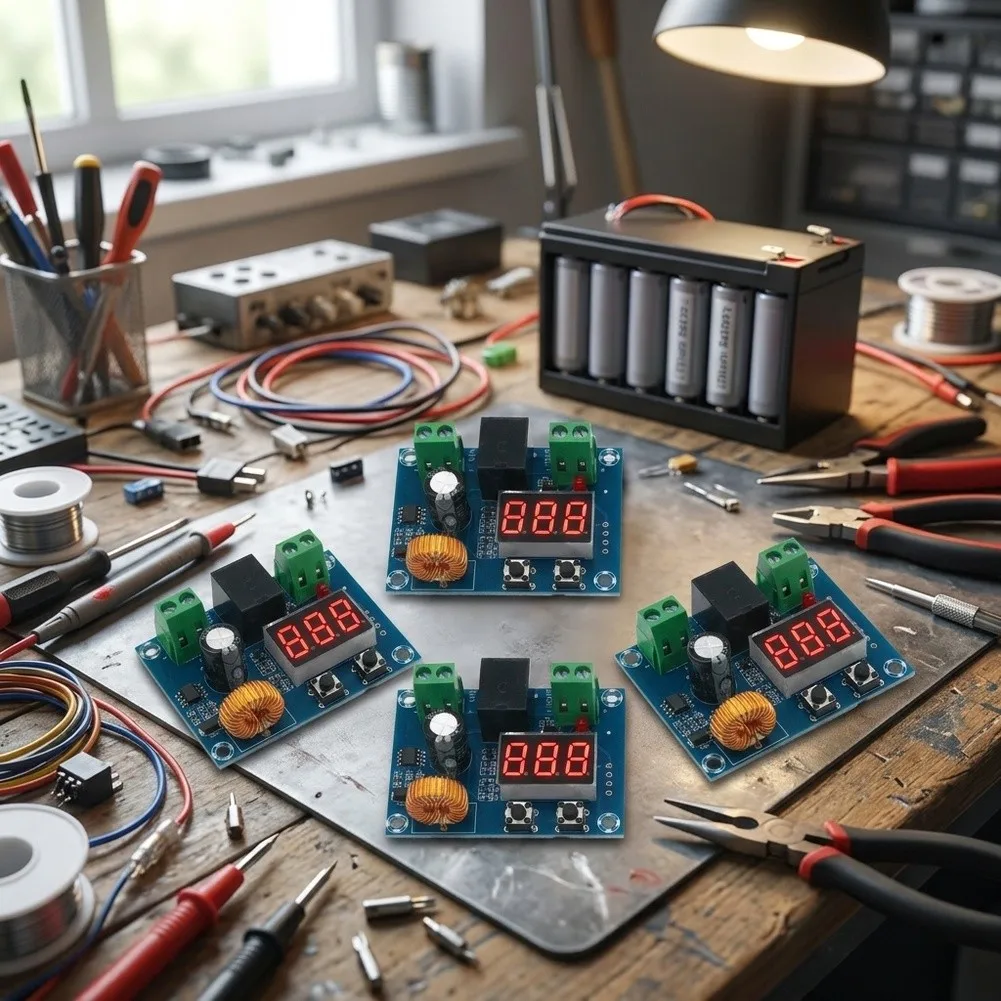 Reprogrammable Low Voltage Disconnect Switch for Lithium Batteries 12V 24V 36V with Non Volatile Memory Storage