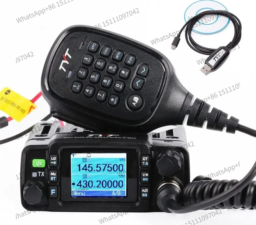 Hot Sale TYT TH-8600 IP6 Waterproof 25W Dual Band Walkie  VHF/UHF 1440148MHz/420-450MHz