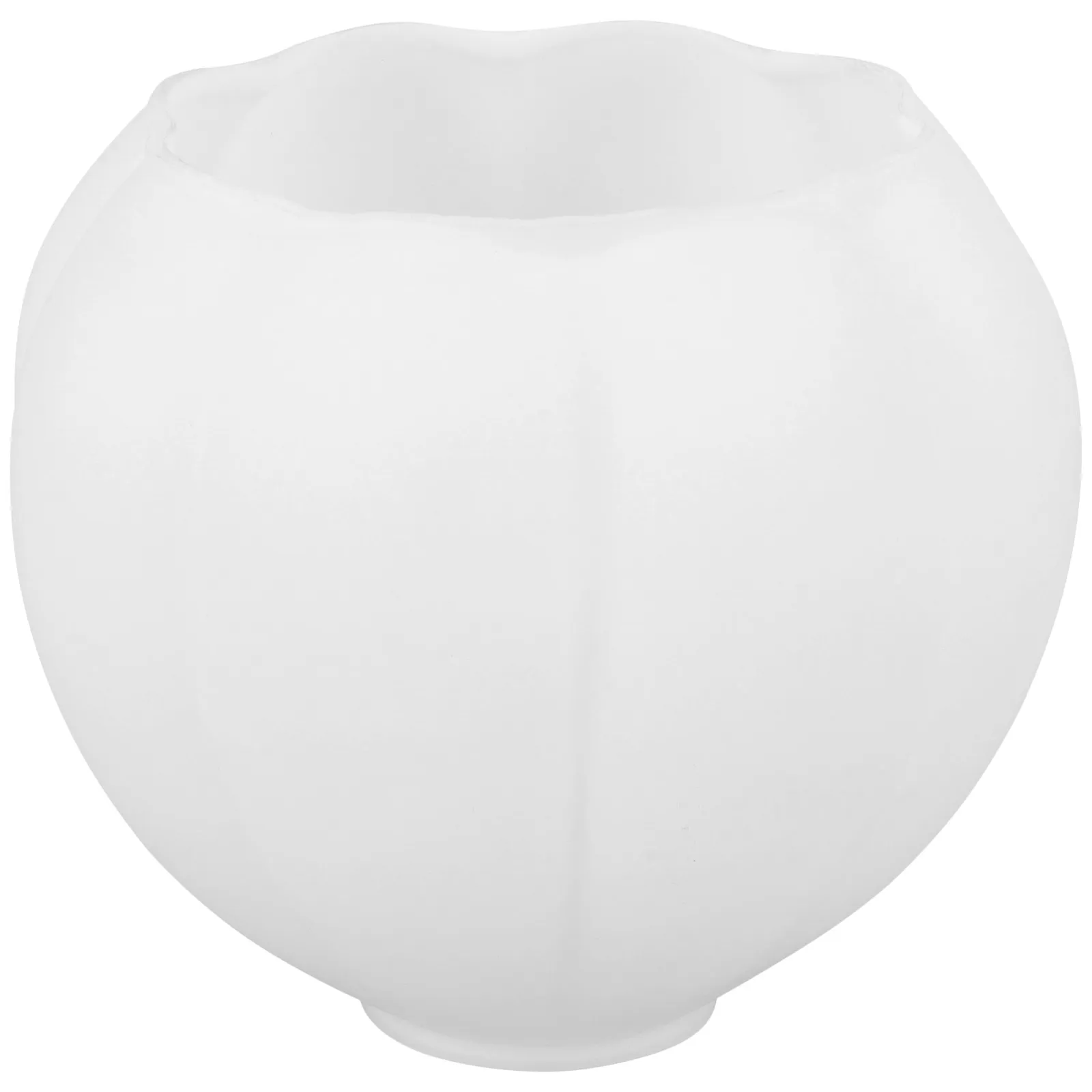 

White Glass Pendant Light Shade Replacement for Modern Decor Simple French Style Lampshade for Chandeliers Ceiling Hanging