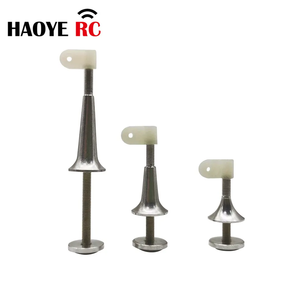 Haoye 2Sets Adjustable Rudder Control Horns Cone Arm Servo Rocker For  RC Airplane Fixing Wing Electric Planes Foam Model Parts