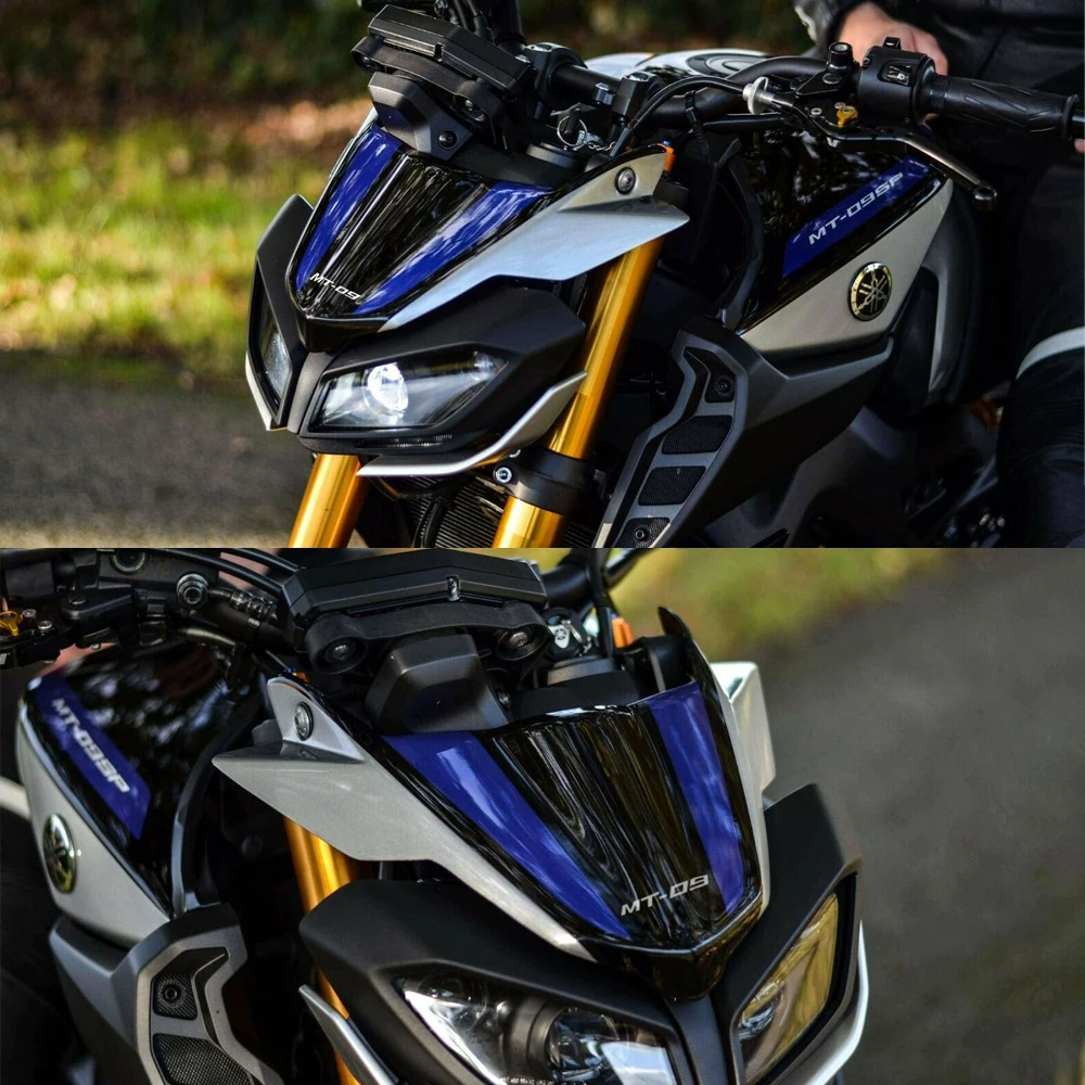 2017-2020 accessori moto deflettore parabrezza blu/carenatura coprisedile posteriore/parafango posteriore Hugger per YAMAHA MT09 FZ09 / SP