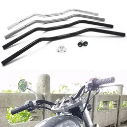 Motorcycle Steering Wheel 22mm Handlebars CNC Sand Aluminum Alloy Anti-rust Bars for Kawasaki Z750 FZ1 XJ6 Z800 Z900 Versys 650
