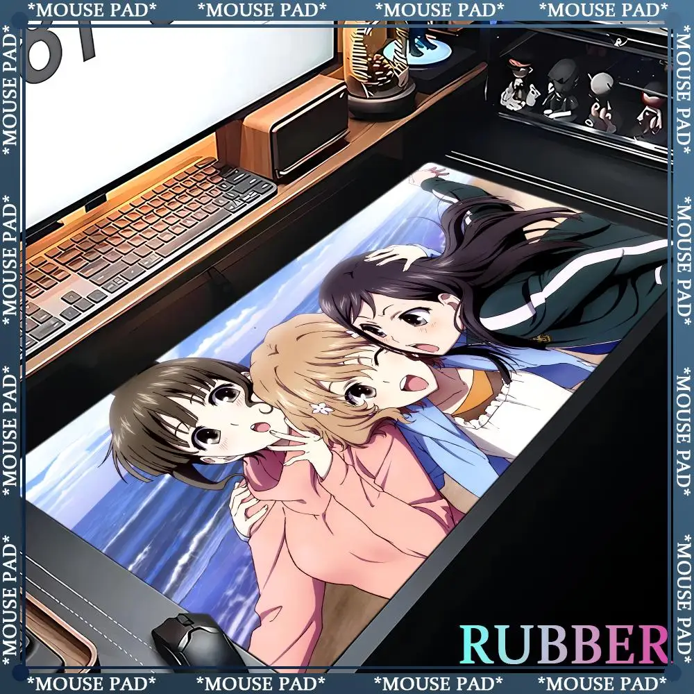 Ergonomic mouse pads Computer gamers Oversized Gaming Mouse Locked edge pad DIY Hanasaku_iroha