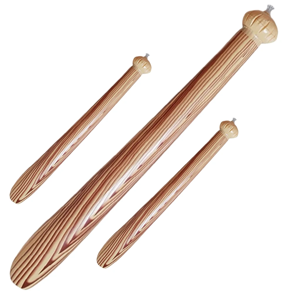 

3 Pcs Guitar Inflatable Baseball Bat Toddler Toys for Boys Little Pvc Kids Cheering Stick