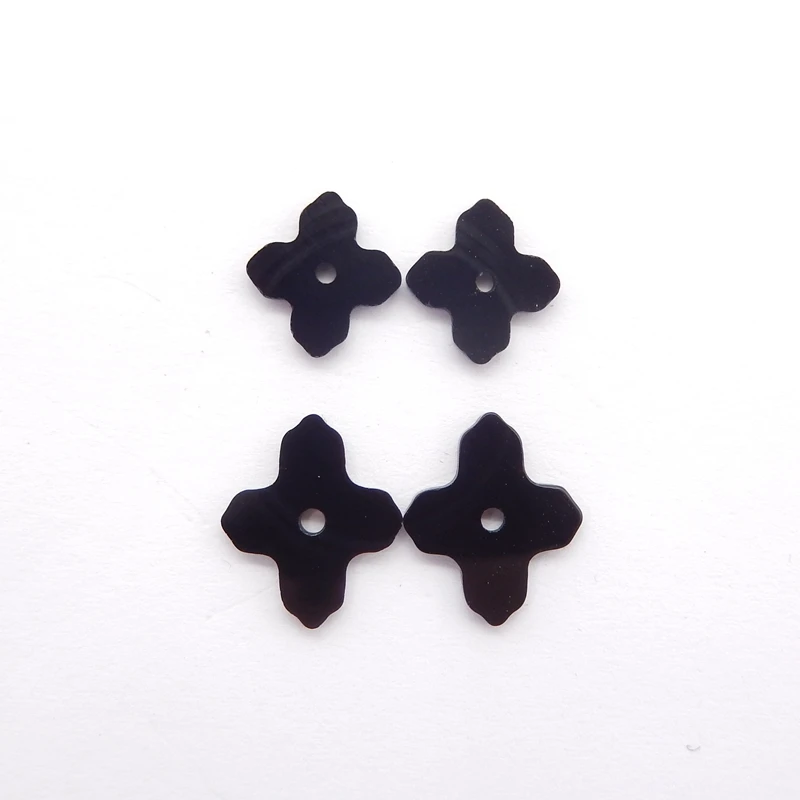 

B&F Black Obsidian Beads, Handmade Natural stones beads, Polished Stones for jewelry Making Supplies