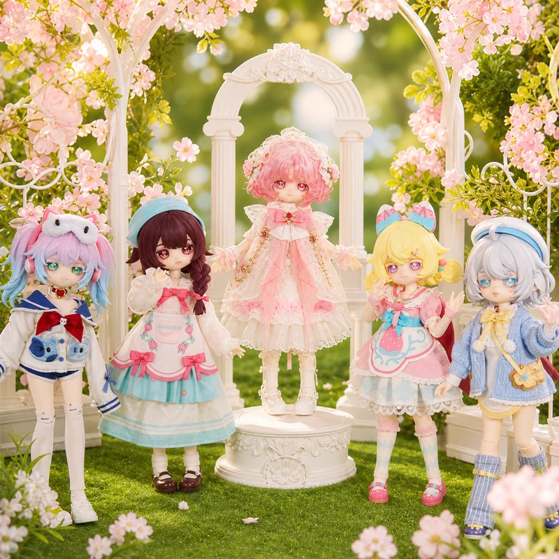 Mirai Dolls Bjd Doll One Eighth Scale Articulated Wish Maiden Blind Box Dress Up Action Figure For Adult Collectors Display