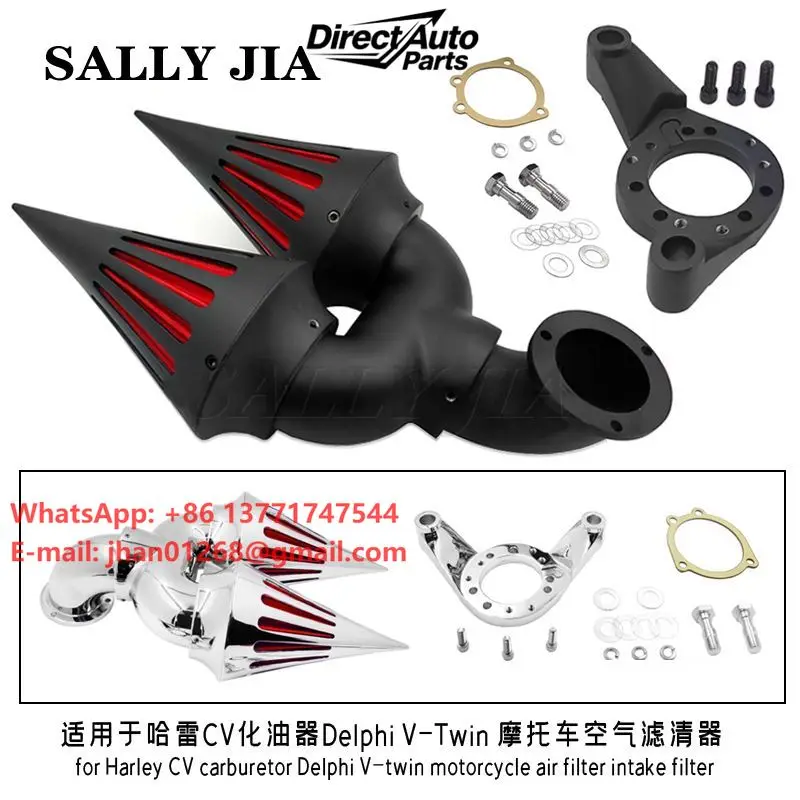 Applicable to For Harley CV Carburetor Delphi V-twin Motorcycle air Filter Intake Filter