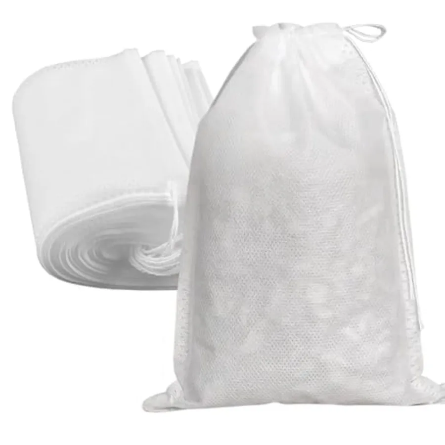 

50 шт., 6 x 8 дюймов, чайные фильтр-пакетики для листового чая, чайные пакетики с завязками для горячего чая, льда, чая и холодного заваривания