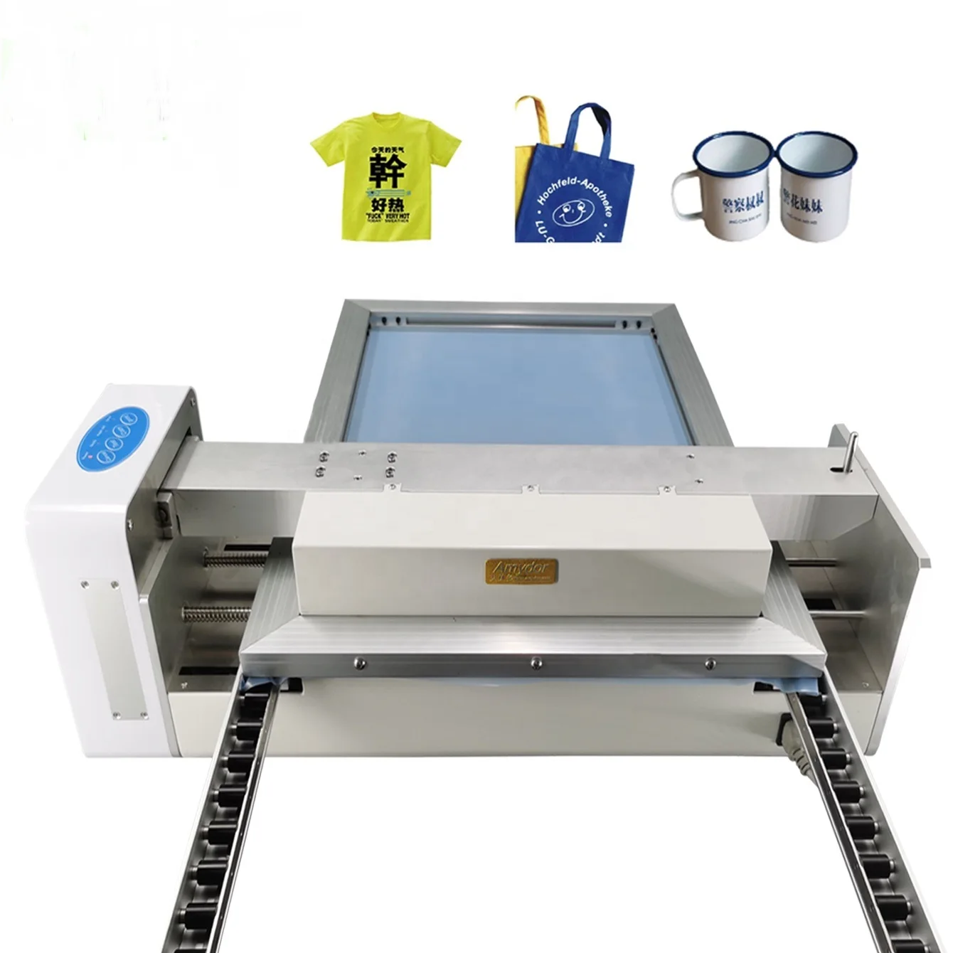 No film / exposure / drying / darkroom needed, T-shirt screen printer, screen plate maker, screen printing machine AMD550A