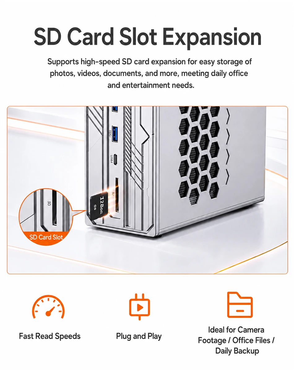 MSECORE AI Max+395 Mini PC AMD Radeon 8060S IGPU 126TOPS AI Compute LPDDR5X 10G+2.5G Dual LAN WiFi6E Windows11 8K Gaming Desktop