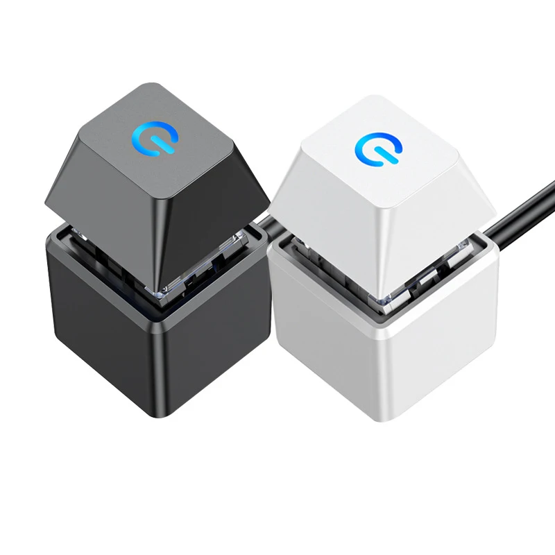 

1/5/10PCS Computer Desktop Switch PC Motherboard External Start Led Light PC Power ON/OFF Button Extension Cable