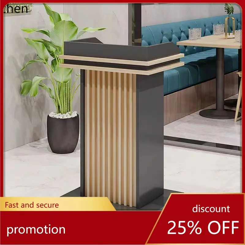 HT Lecture Speaking Platform Reception Desk Lecture Table for Training Classes Host Lecture Desk Shopping Guide Desk