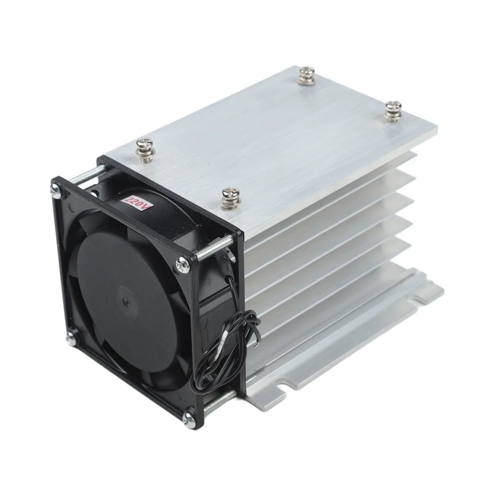 For Motor Control Cabinets 220V Heatsink Reliable Performance In Extreme Conditions Cooling Three-Phase Relay Integrated Cooling