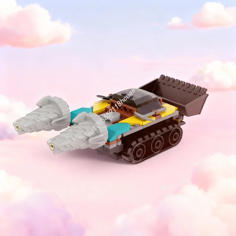 159pcs MOC The Stone Striker Compact Mining Vehicle Model Building Blocks Construction Festival Gifts Toy Brick Education