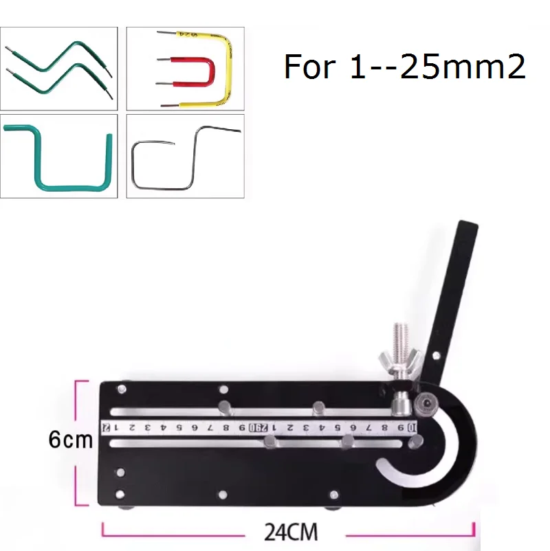1MM-10MM Small manual hoop bending machine iron wire steel wire stainless steel line round bar right angle bender