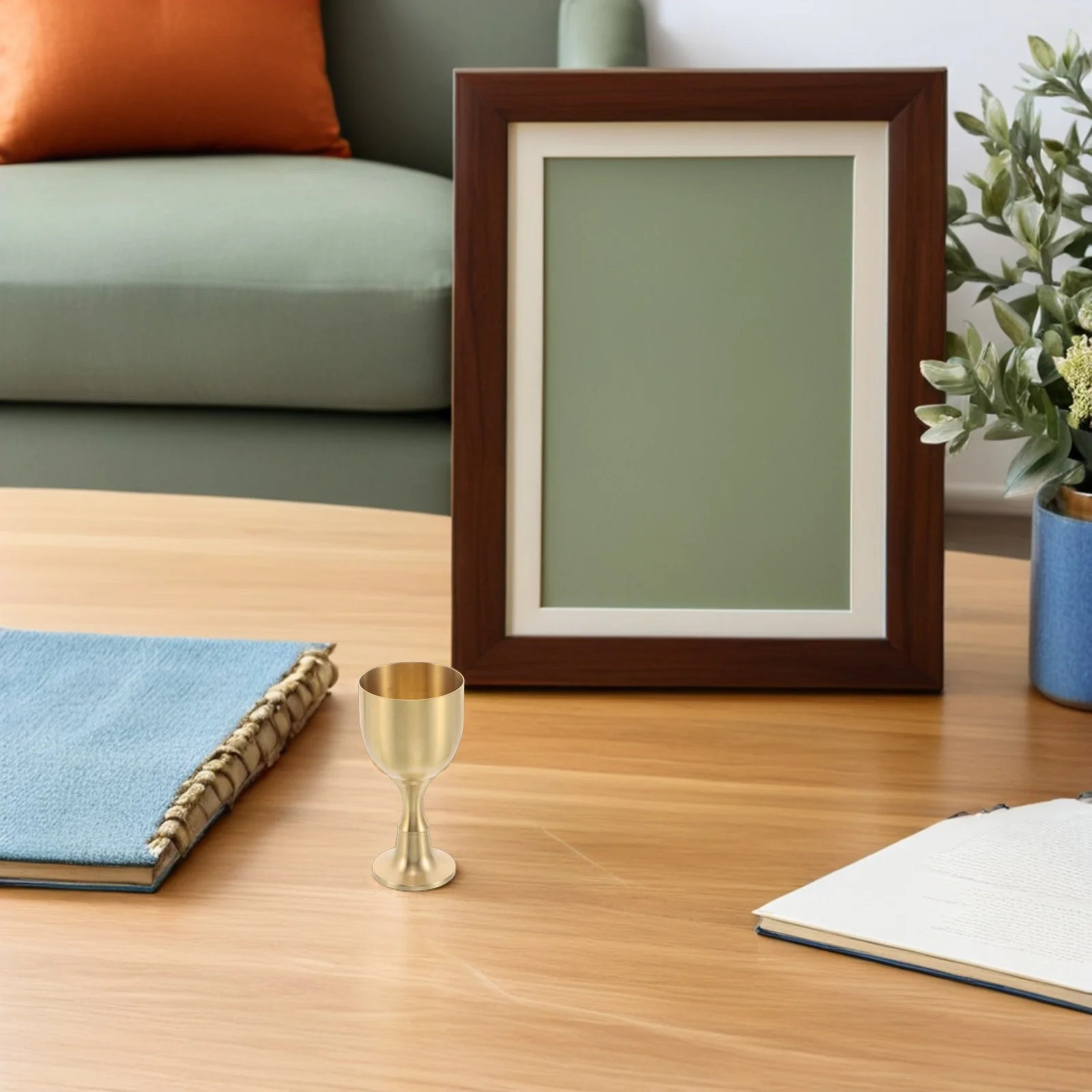 

2Pcs Retro Vintage Gold Goblet Brass Chalice Cup Decorative Medieval Drinking Cups Christmas Renaissance Fair Worship