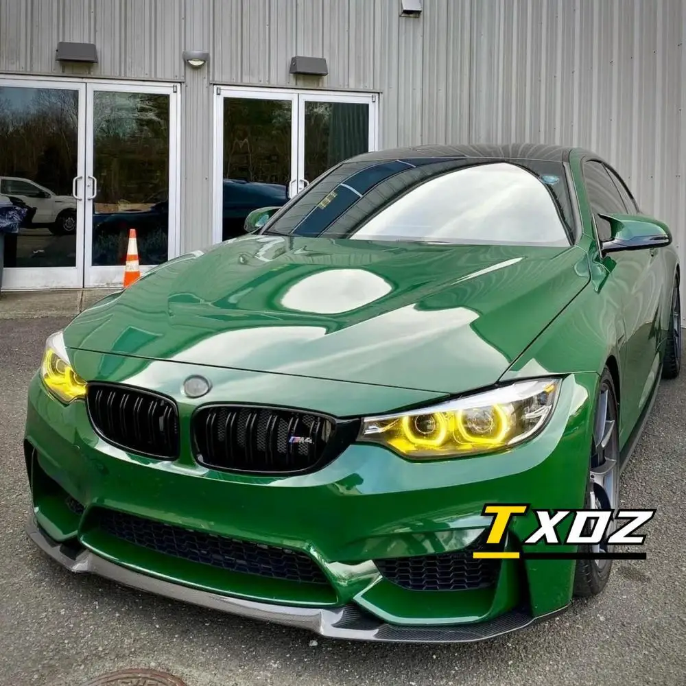 Yellow Lemon DRL For 2018 2019 2020 BMW M4 M3 F80 F82 F32 F34 F36 LED Headlight Non-Adaptive Angel Eyes Daytime Runing Light