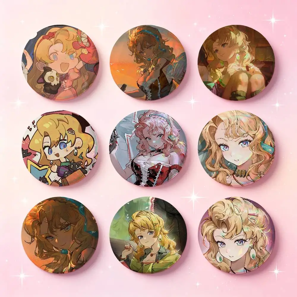 Blonney Reverse 1999 Game Figure Badges Button Round Creative Pin Brooch Badge Bag Decor Accessories Fans Collect Friends Gifts