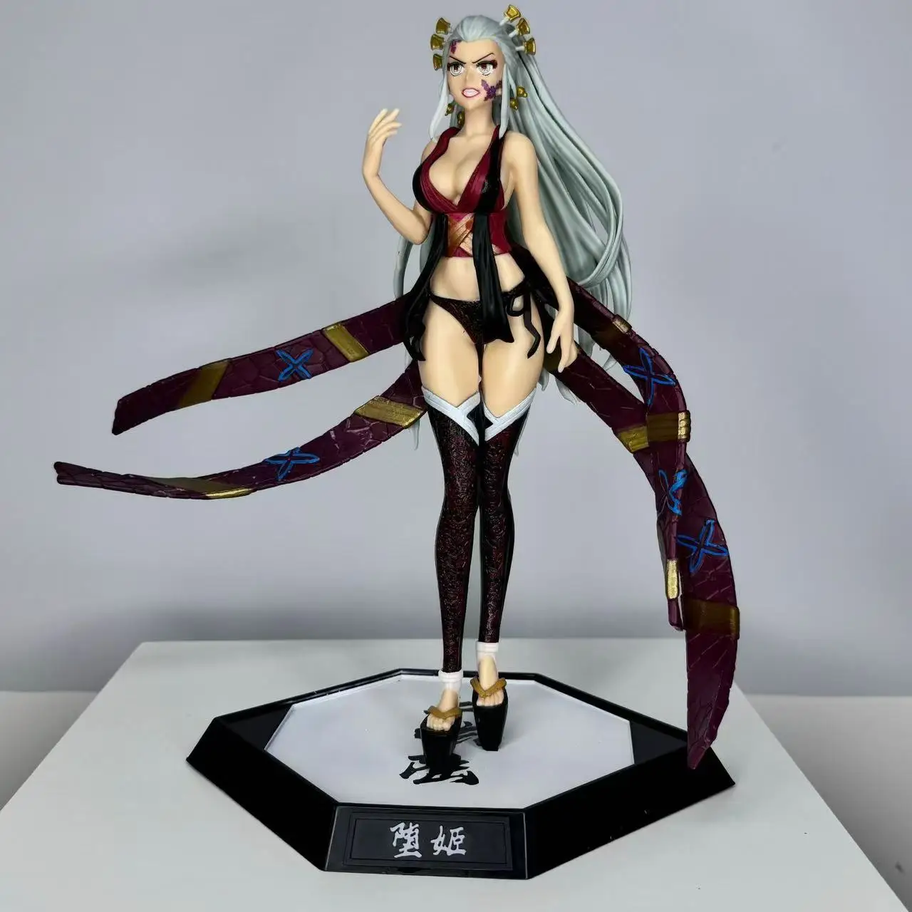 Bandai Anime Demon Slayer Demon Slayer: Kimetsu no Yaiba Figur Giyuutarou Daki Kokushibo Tsugikuni Yori 1 Douma Inosuke Acchion Figuren Modell und ys 6