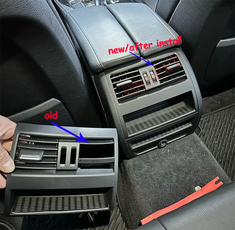 LHD Rear/Left/Right/Central Air Conditioning Grille AC Vent Outlet Panel For BMW 5 Series F10 F11 F18 520i 523i 525i 528i 535i