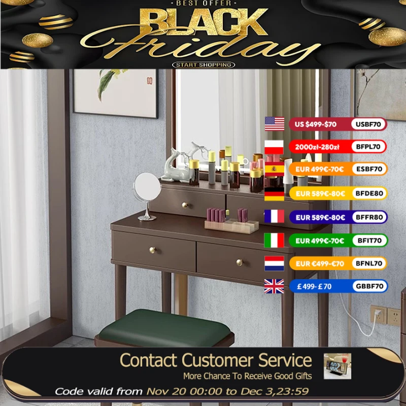 

Nordic Aesthetic Dressing Table Minimal Small Storage Organizer Dressing Table Vintage Style Mesa Maquillaje Home Furniture