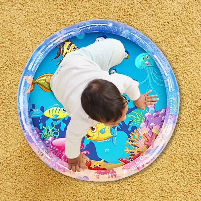 Water Playmat Grote Buik Speelgoed Opblaasbare Visuele Stimulatie Draagbare Water Playmat Voor Bevordert Motorische En Sensorische Ontwikkeling