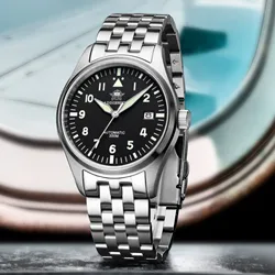 ADDIESDIVE NEW Men's Automatic Watch MY-H2 Stainless Steel Sapphire Waterproof watches NH35 Mechanical Wristwatches reloj hombre