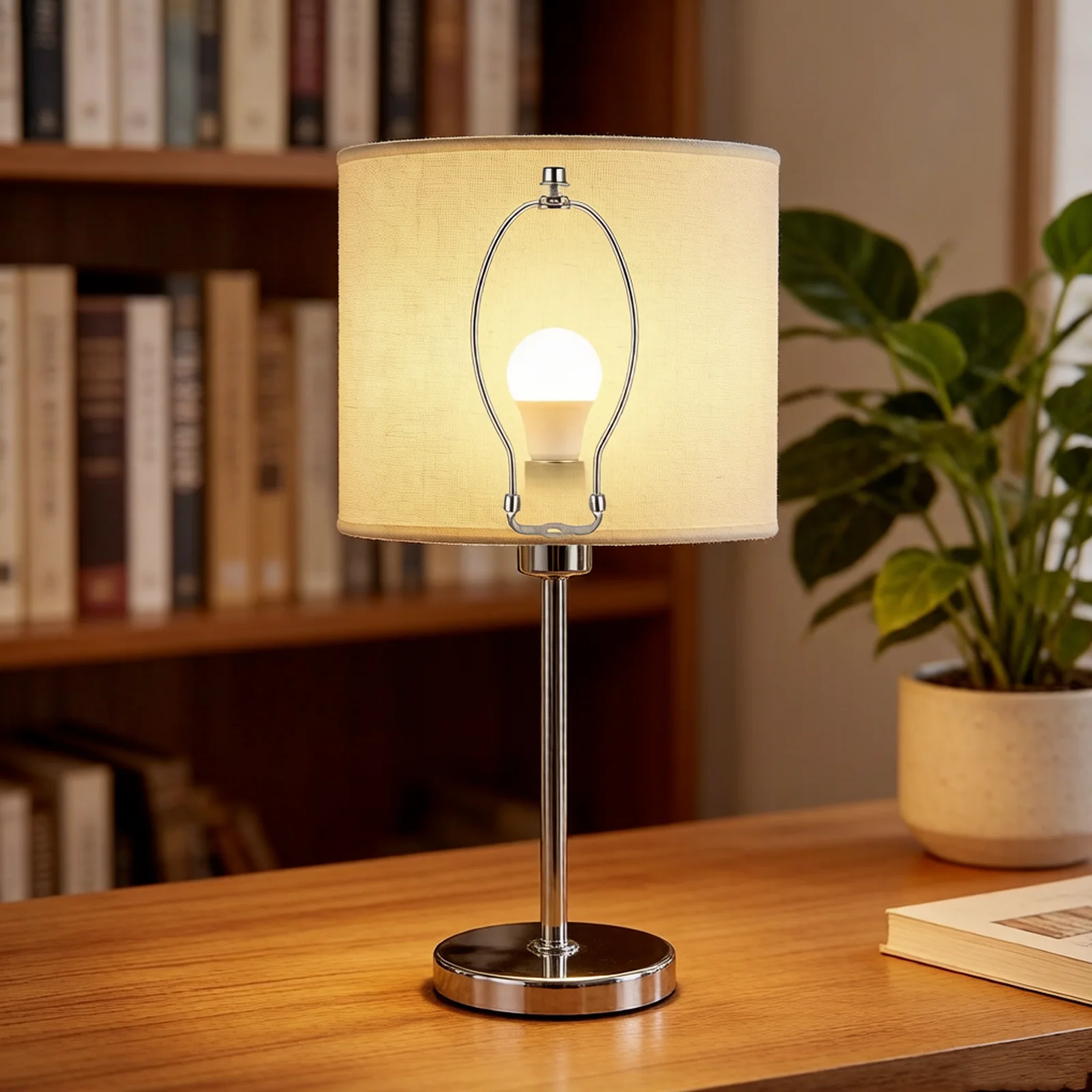 

Стандартный комплект кронштейнов для абажуров, универсальные каркасы для абажуров для настольных и напольных ламп, идеально подходят для декора гостиной и спальни.