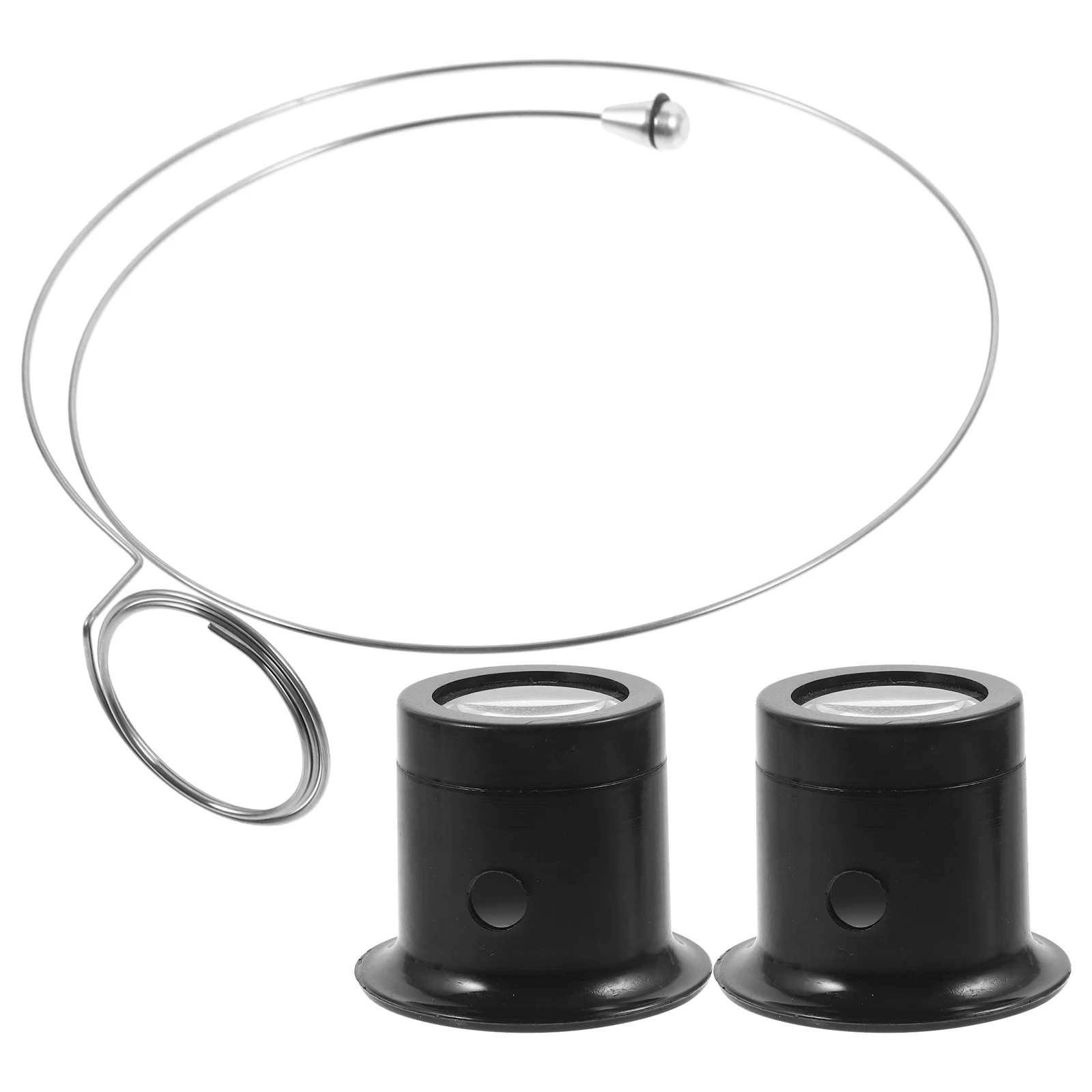 

Magnifying Glass 5x 10x Steel Frame Loupe for Watch Repair Coin Stamp Magnifying Glass Home Office Craft