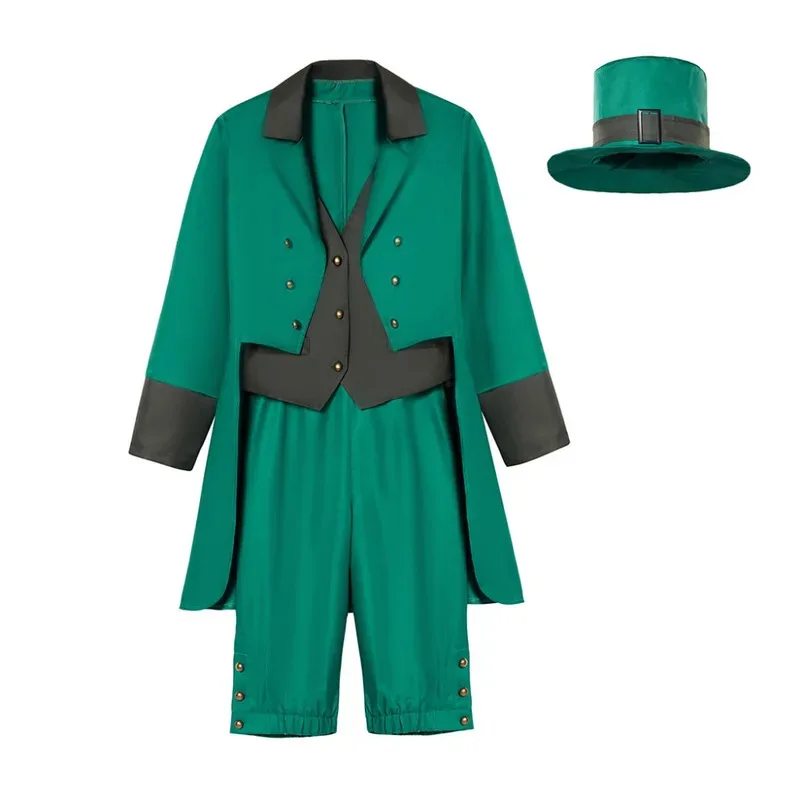 أيرلندا سانت سانت باتريك يوم تأثيري حلي محظوظ الجنية تمويه قزم الأيرلندية عفريت الزي الكبار هالوين ملابس للحفلات لعب الأدوار