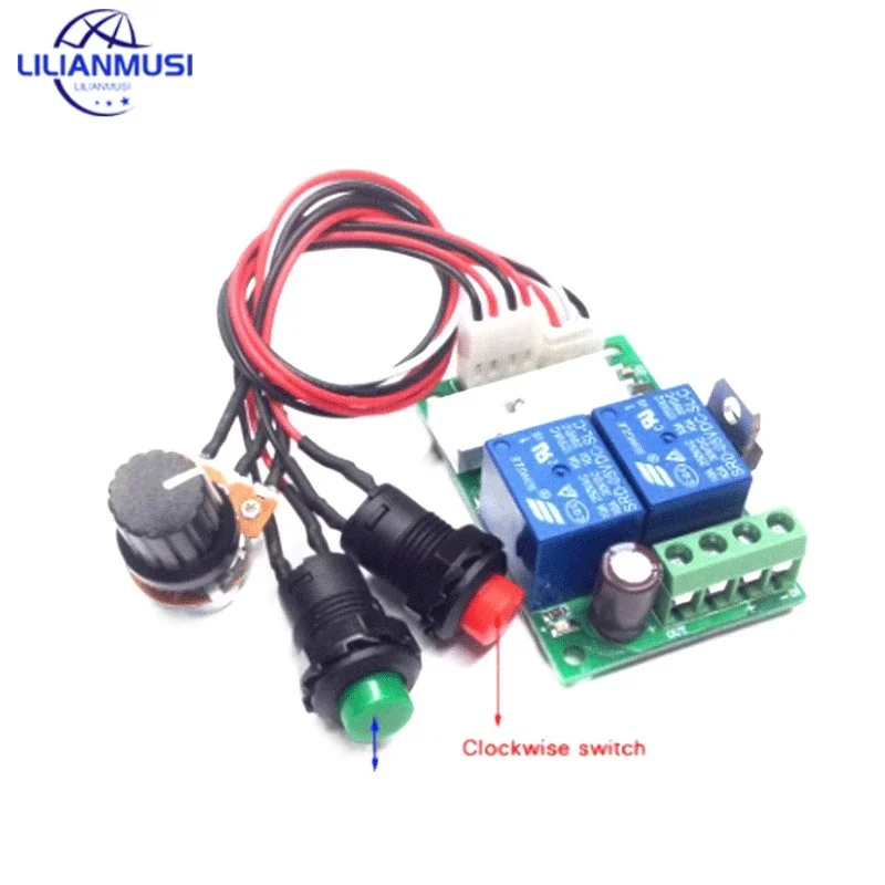 

50pcs Motor Speed Regulator 6V12V24V CW CCW Swith Linear Actuator Motor Controller