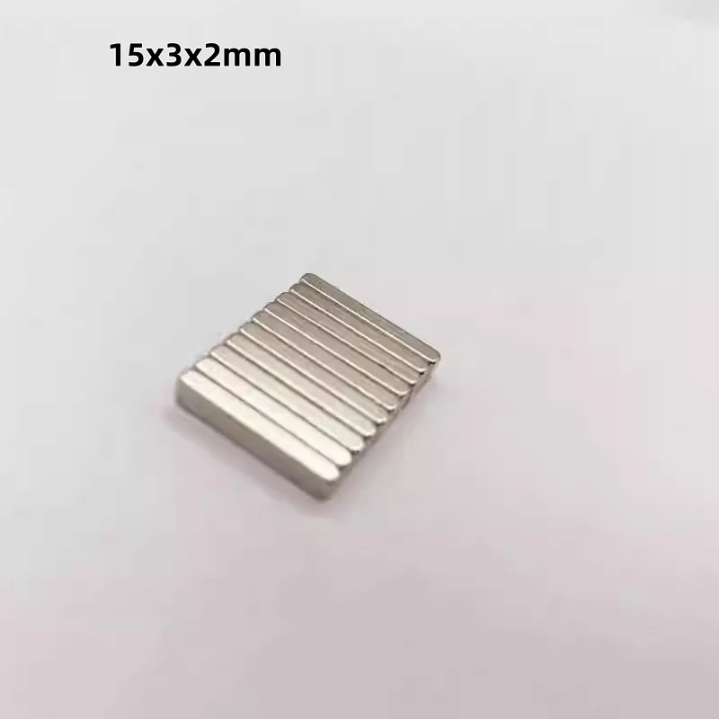 15x3x2mm Square magnets 15mmx3mmx2mm perfect for fridges, organizing office documents, and DIY projects 15x3x2mm