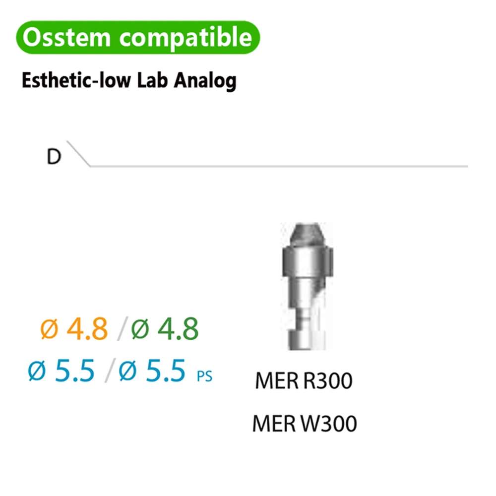 Dental Osstem Compatible Multi Unit Analog & Esthetic-low Lab Analog OEM ODM Custom Dental Implant Abutment Dental Accessories