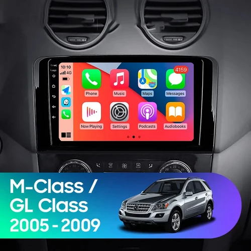 Imagen 2 del producto Para Mercedes Benz GL ML W164 GL320 ML350 ML500 X164 GL35 GL45 GL450 2005 - 2012 Android 15 Radio de coche navegación Multimedia no 2di