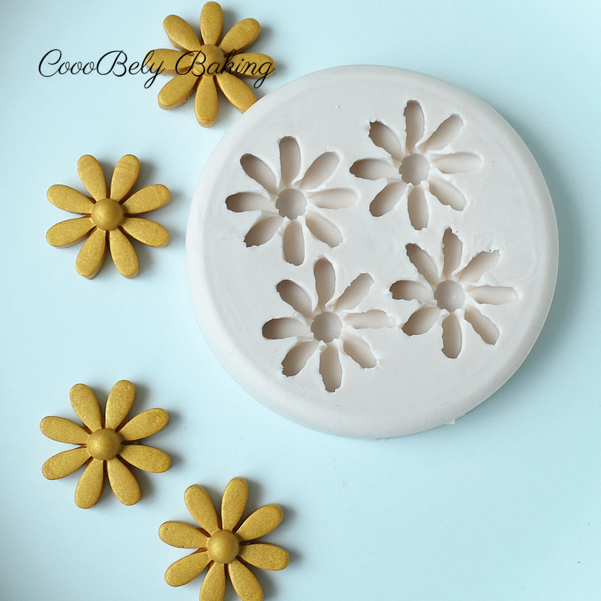 

Flower Fondant Cake Silicone Mold Cookie Ice Cream Molds Biscuits Candy Chocolate Mould Baking Cake Decoration Tools XK082