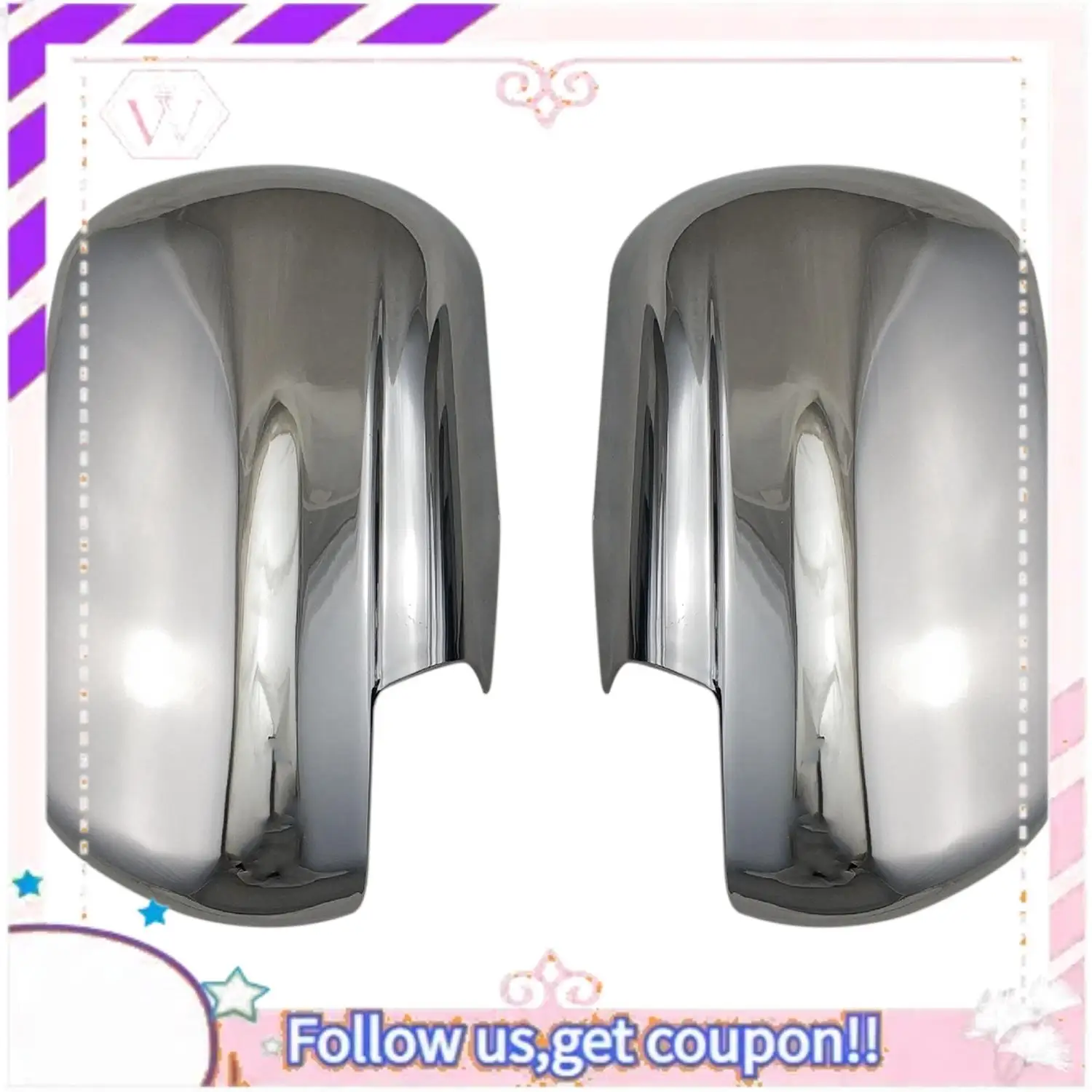 

A76T-Car Door Rearview Door Mirror Covers For Suzuki Grand Vitara JT 2008-2014 ABS Chrome Accessorie