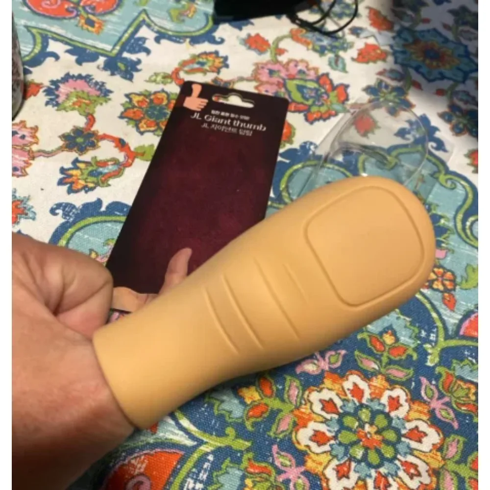 JL巨大な親指マジックトリック面白い赤い腫れぼったい親指イリュージョンクローズアップインタラクティブマジシャン小道具