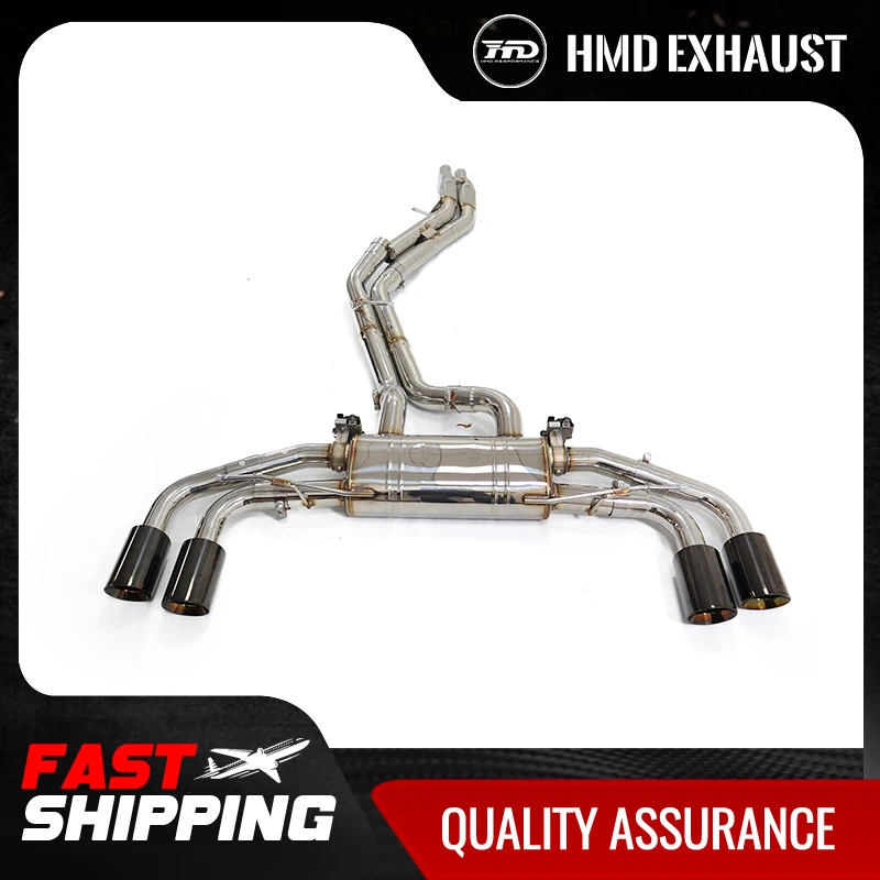 

HMD Exhaust System Stainless Steel Performance Catback for Audi SQ5 3.0T Muffler With Valve