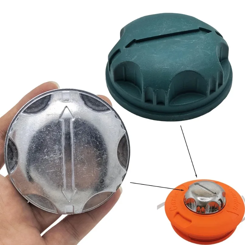 Aluminum Top Cap Plastic Cover Replacement for Grass Trimmer Head Brush Cutter Garden Tool Parts 2 Pieces Price