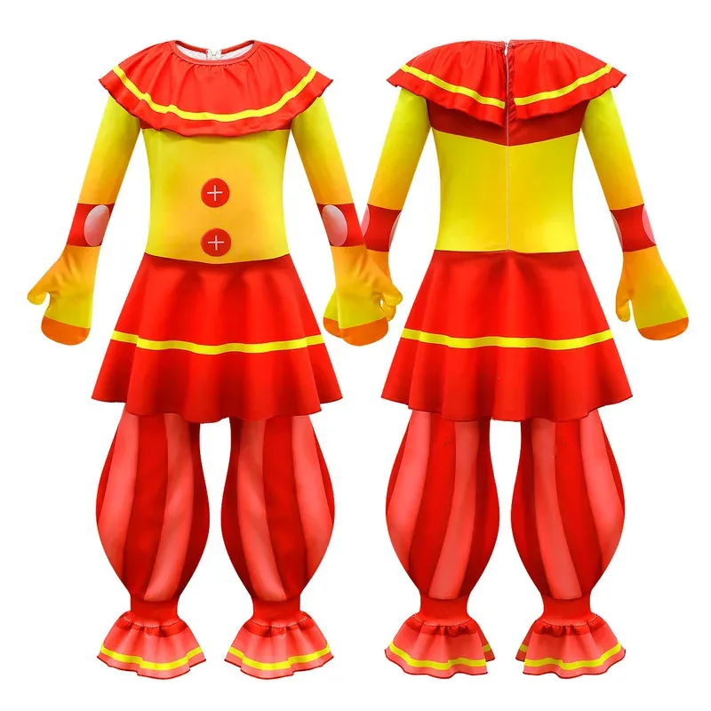 DY2025Moondrop SunDrop disfraz de Cosplay niño disfraz de Halloween para niños Luna gota amanecer FNAF carnaval Cosplay mono máscara Su
