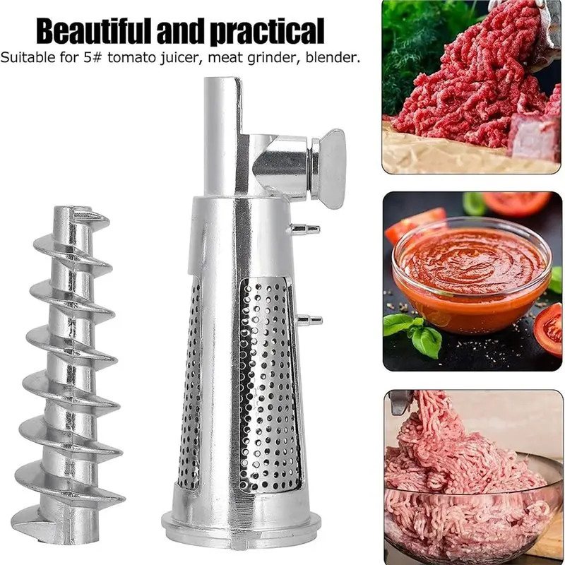Kitchen Tool Compatible For Stand Mixer Tomato Juicer Vegetable Strainer Meat Grinder Stuffer Ketchup Attachment