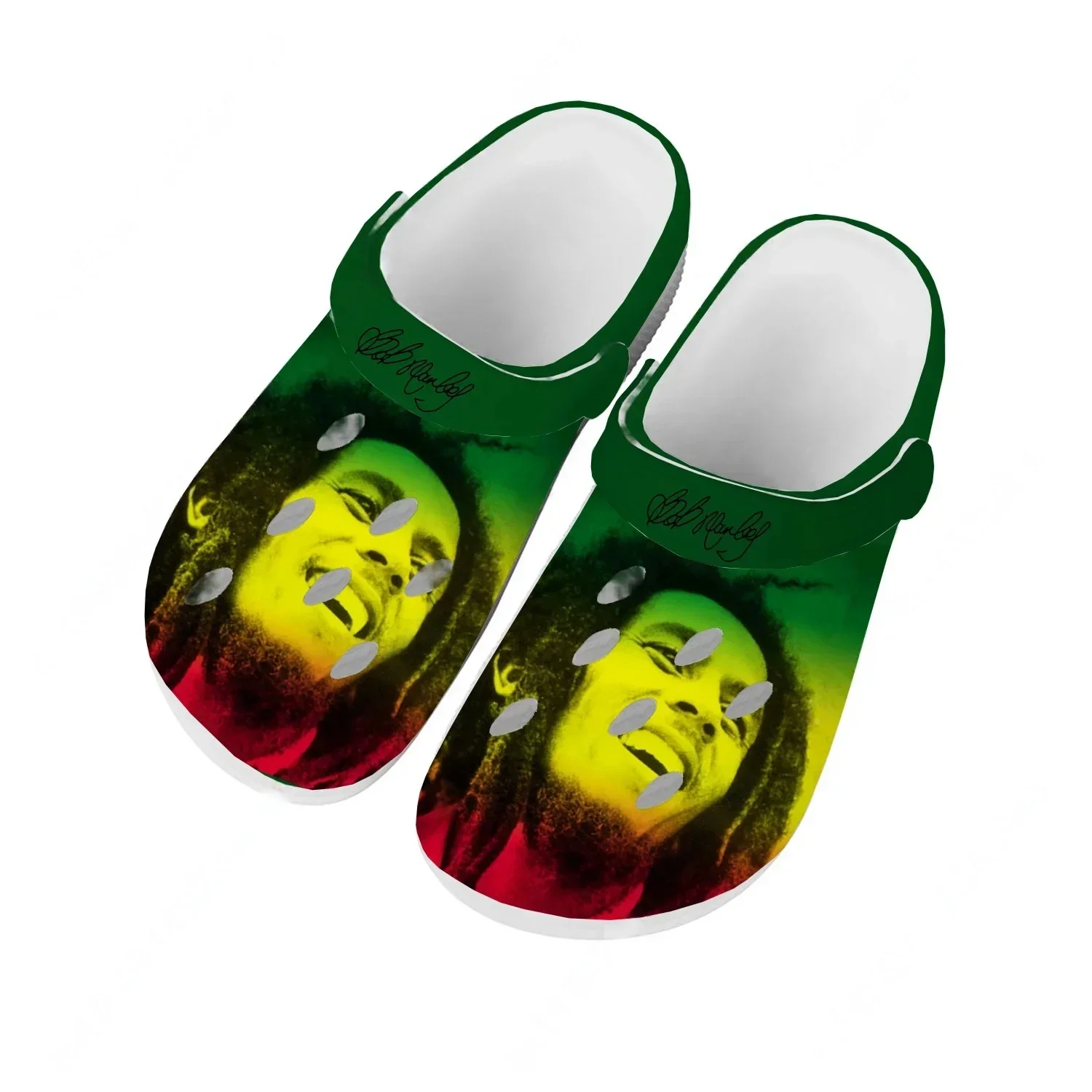 Sandalias Bob Marley para Hombre, Mujer y Adolescente, Calzado de Moda para el Agua, Estilo Rockero, Transpirables, Cómodas, para Playa, Personalizadas