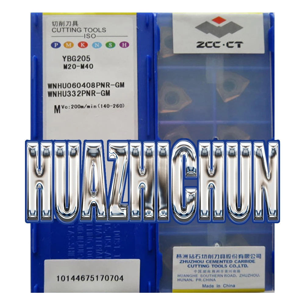 HUAZHICHUN YBG205 WNHU060408PNR-GM General Turning Inserts