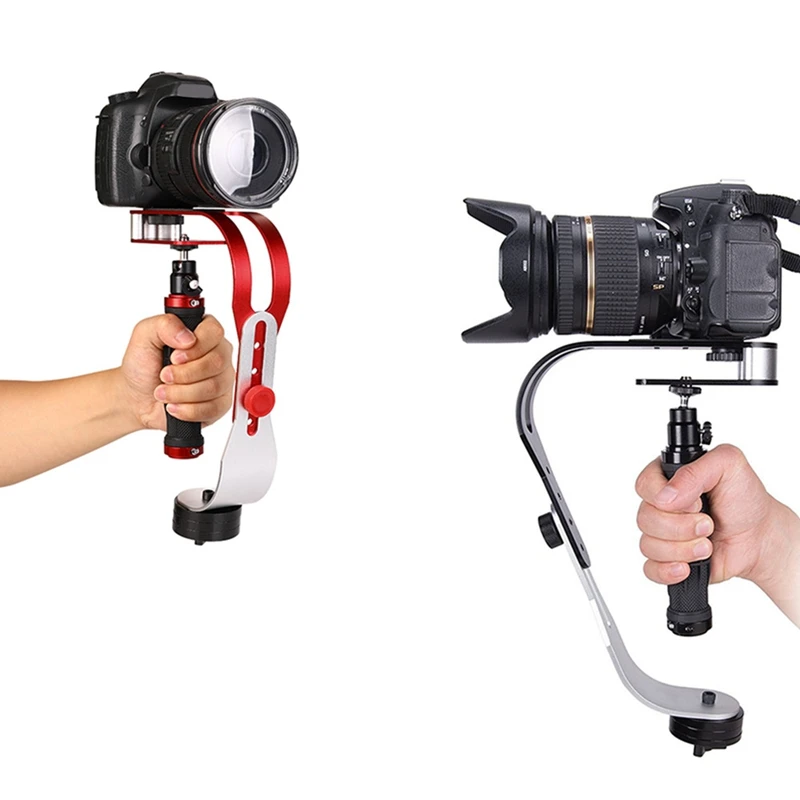 DSLR Cameras Camcorder Portable Bow-Shaped Handheld Steady Video Stabilize Anti Shaking Balance Stabilizer